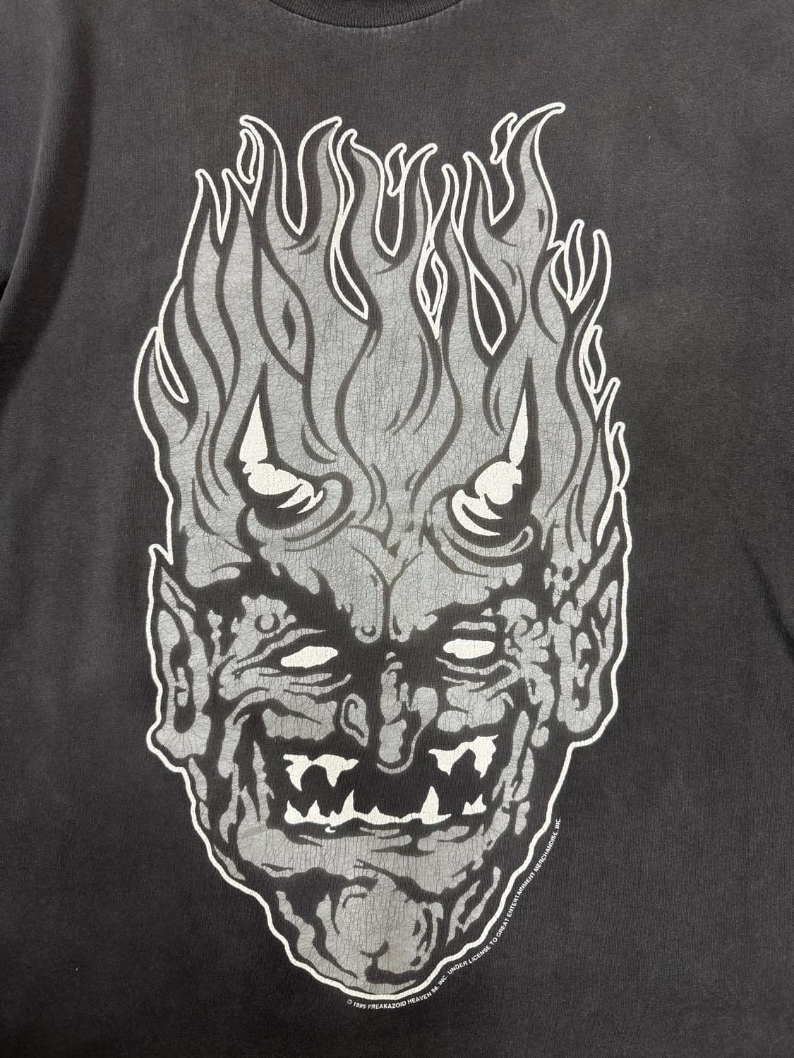 빈티지 화이트 좀비 티셔츠 상품이미지3