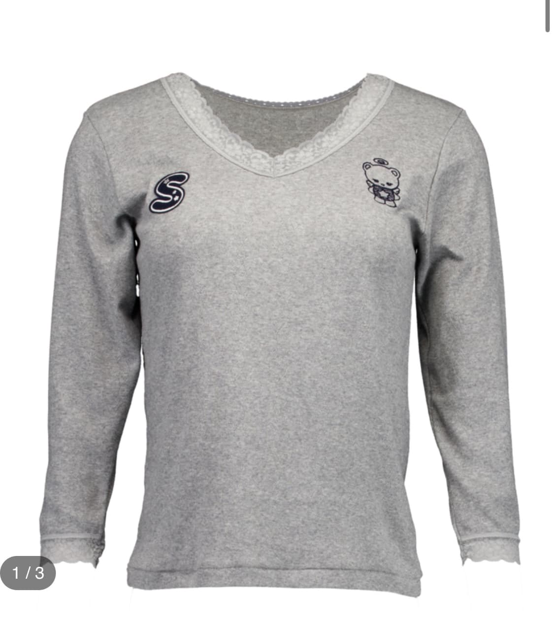 샬롬클럽 BUDDY LACE TOP GRAY  상품이미지1