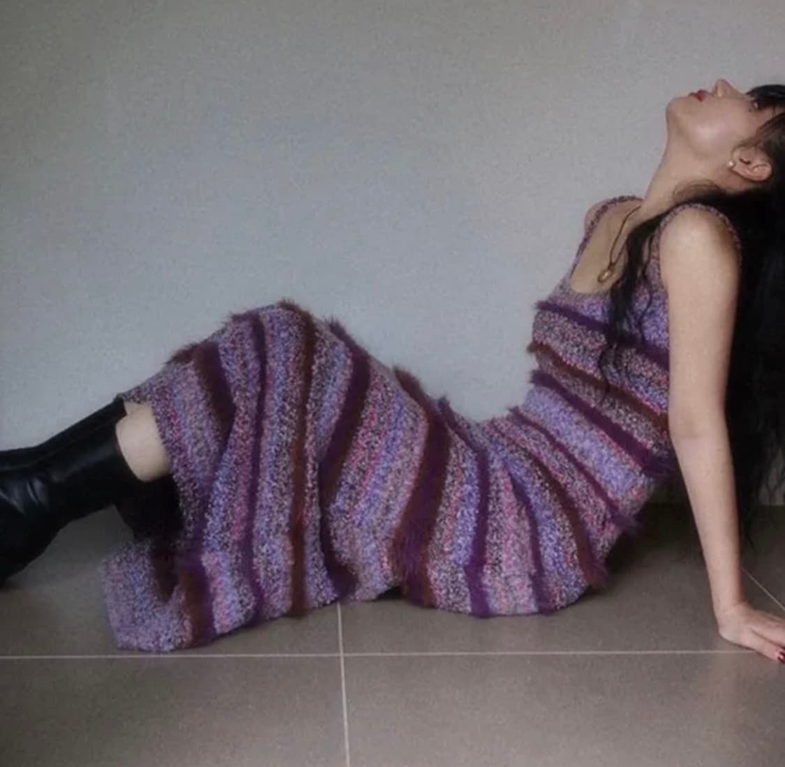 니트 롱 원피스 상품이미지1