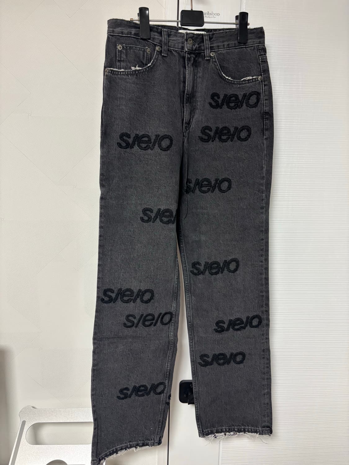 (1) SEO 서 에스이오 엠브로이더리 데님 팬츠 상품이미지2