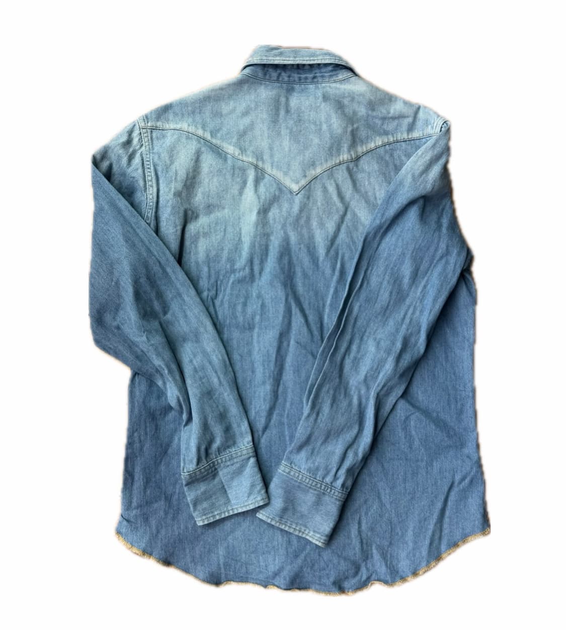프릭스스토어 웨스턴 데님셔츠 워싱 상품이미지8