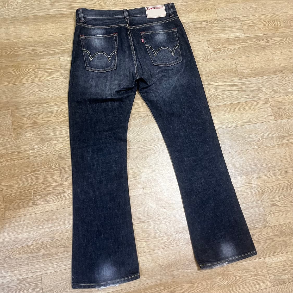 32) 에드윈 512 플레어핏 부츠컷 재팬 데님 흑청 상품이미지2