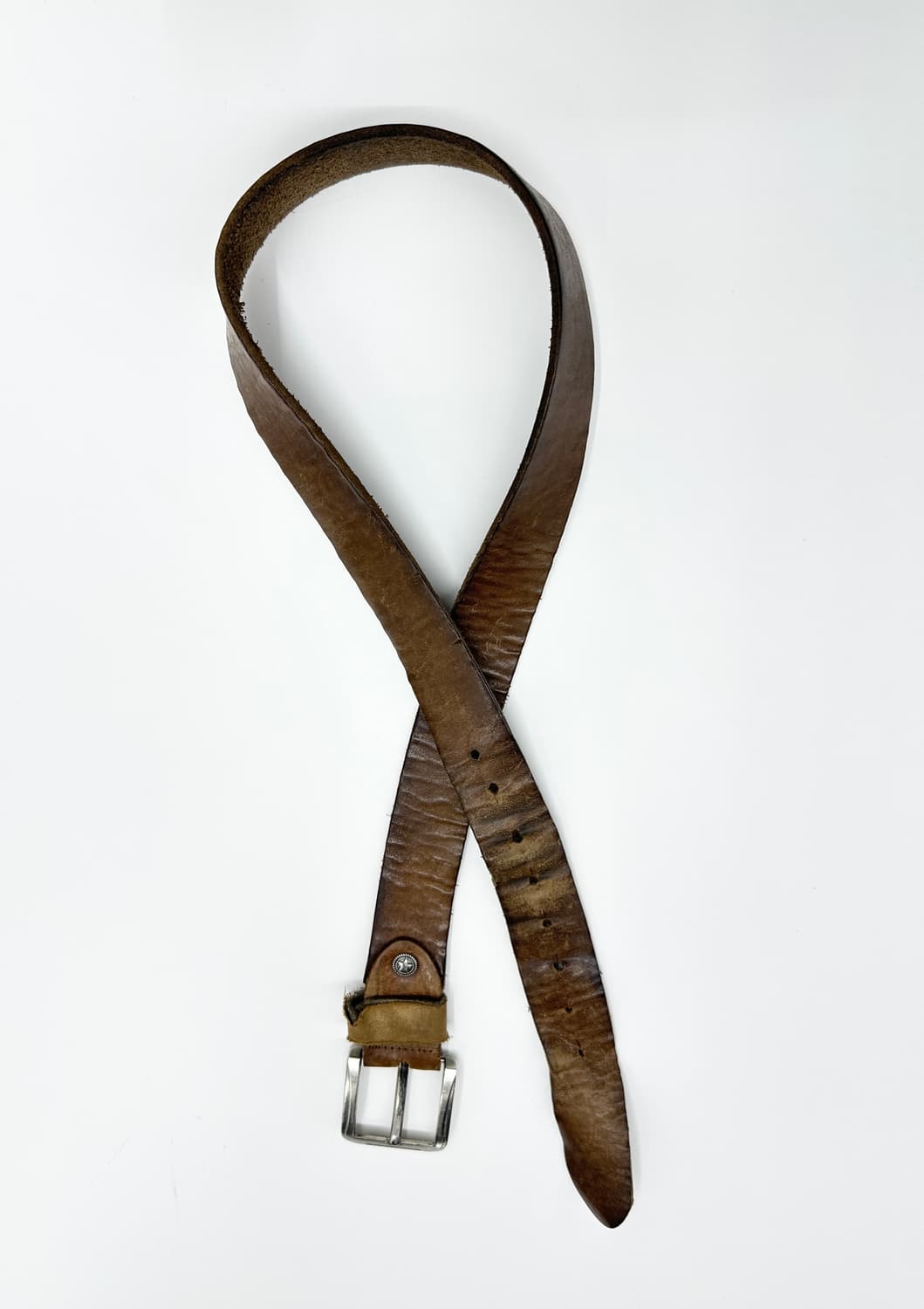NONE vintage leather belt 상품이미지7