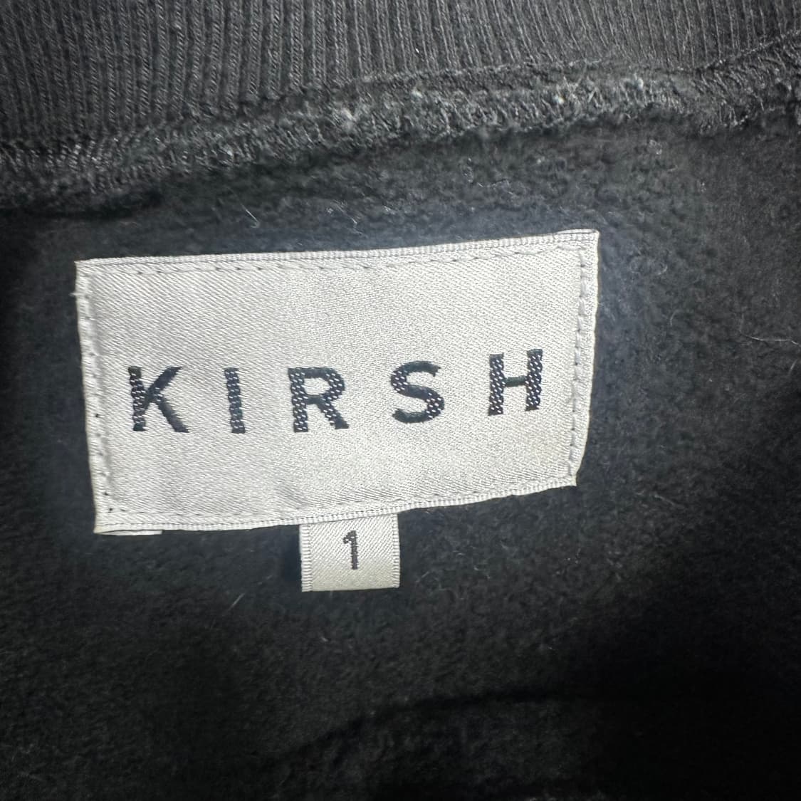 ✨ (만원 빈티지) 키르시 블랙 맨투맨 상품이미지3