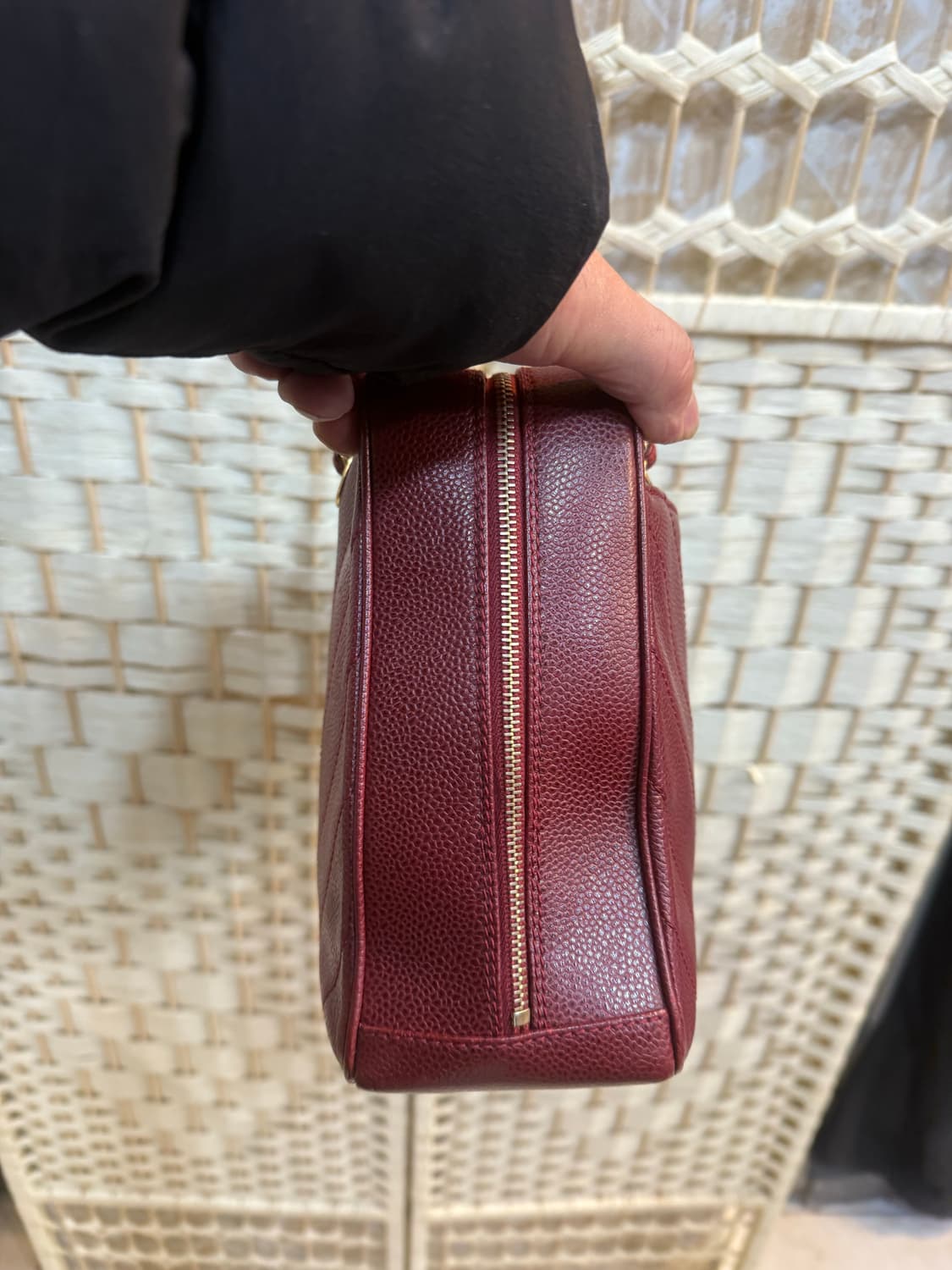 정품 샤넬 쉐프론 캐비어 체인 숄더백 팝니다 상품이미지5