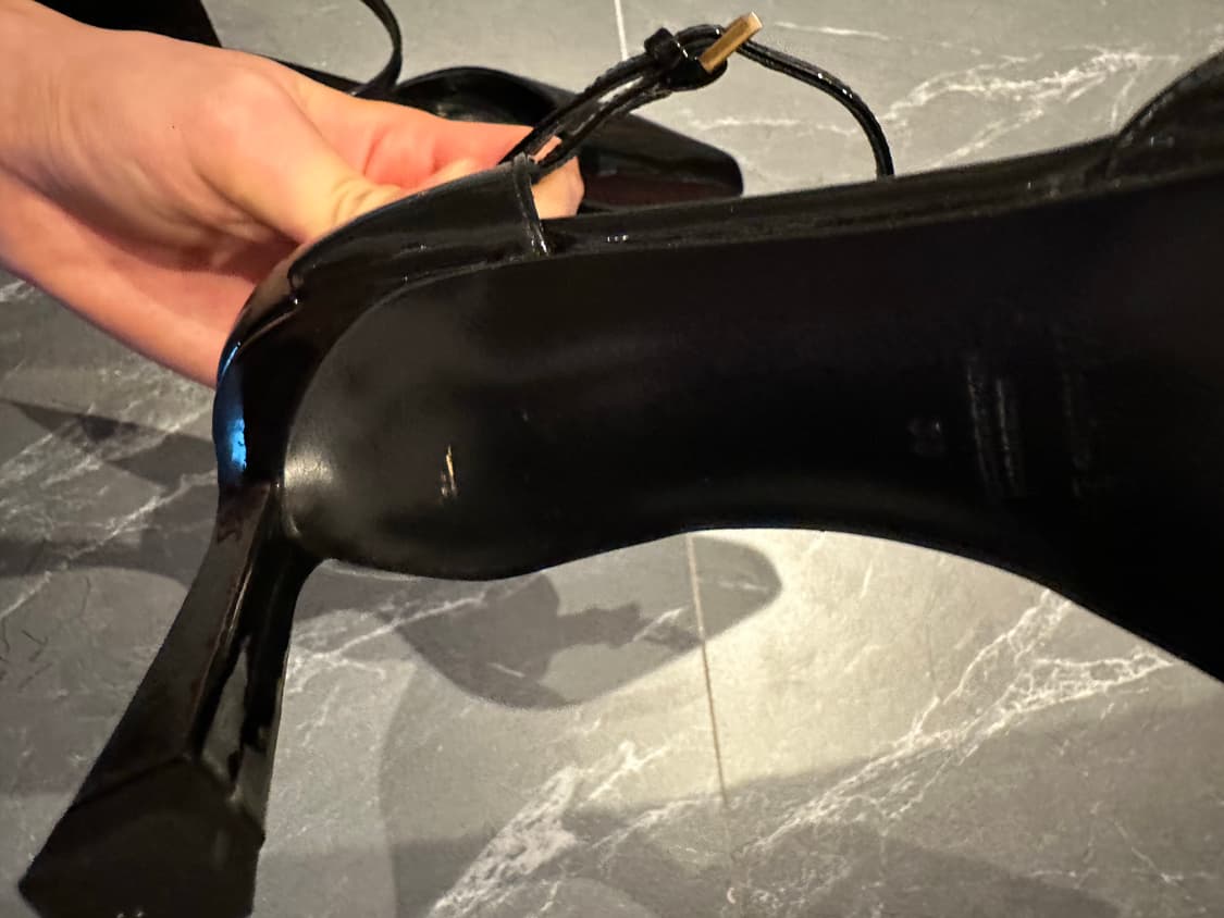 마시모두띠 에나멜 힐 슈즈 38 상품이미지5