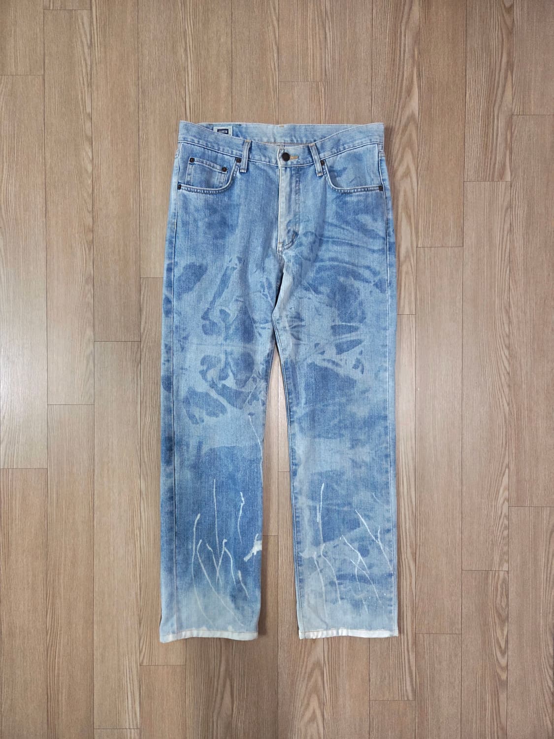 에드윈 라이트 블루 러기드 워싱 데님 팬츠 상품이미지1