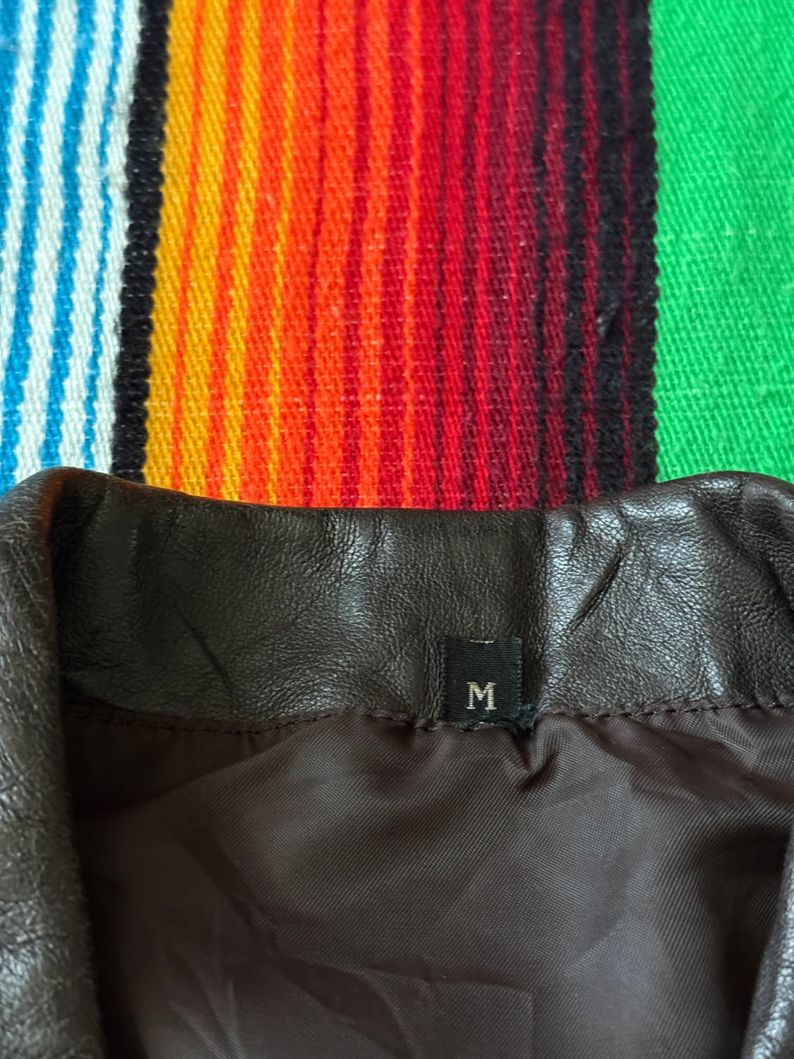 70s Sheepskin Hippie Leather jacket 상품이미지8