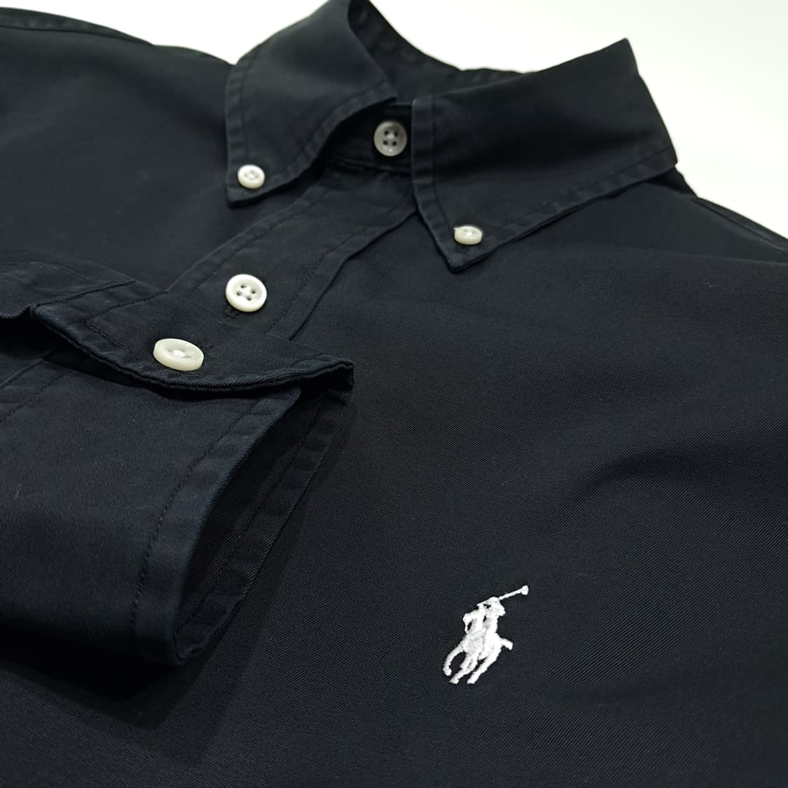 CL804 S 폴로 00s 버튼다운 화이트포니 블랙 셔츠 남방 상품이미지4