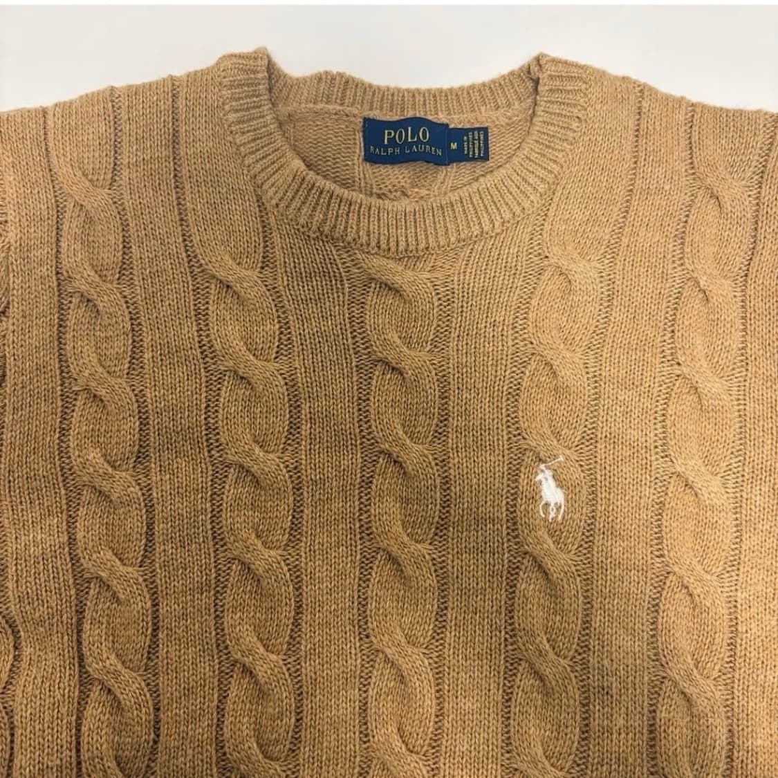 폴로 꽈배기 니트 M 상품이미지1