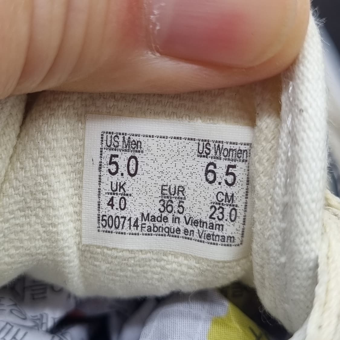 반스 올드스쿨 아이보리 여성스니커즈230  상품이미지6