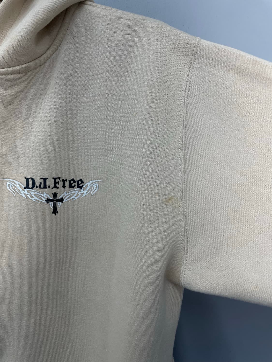 빈티지 DJ FREE 베이지 후드집업 H2684 상품이미지7