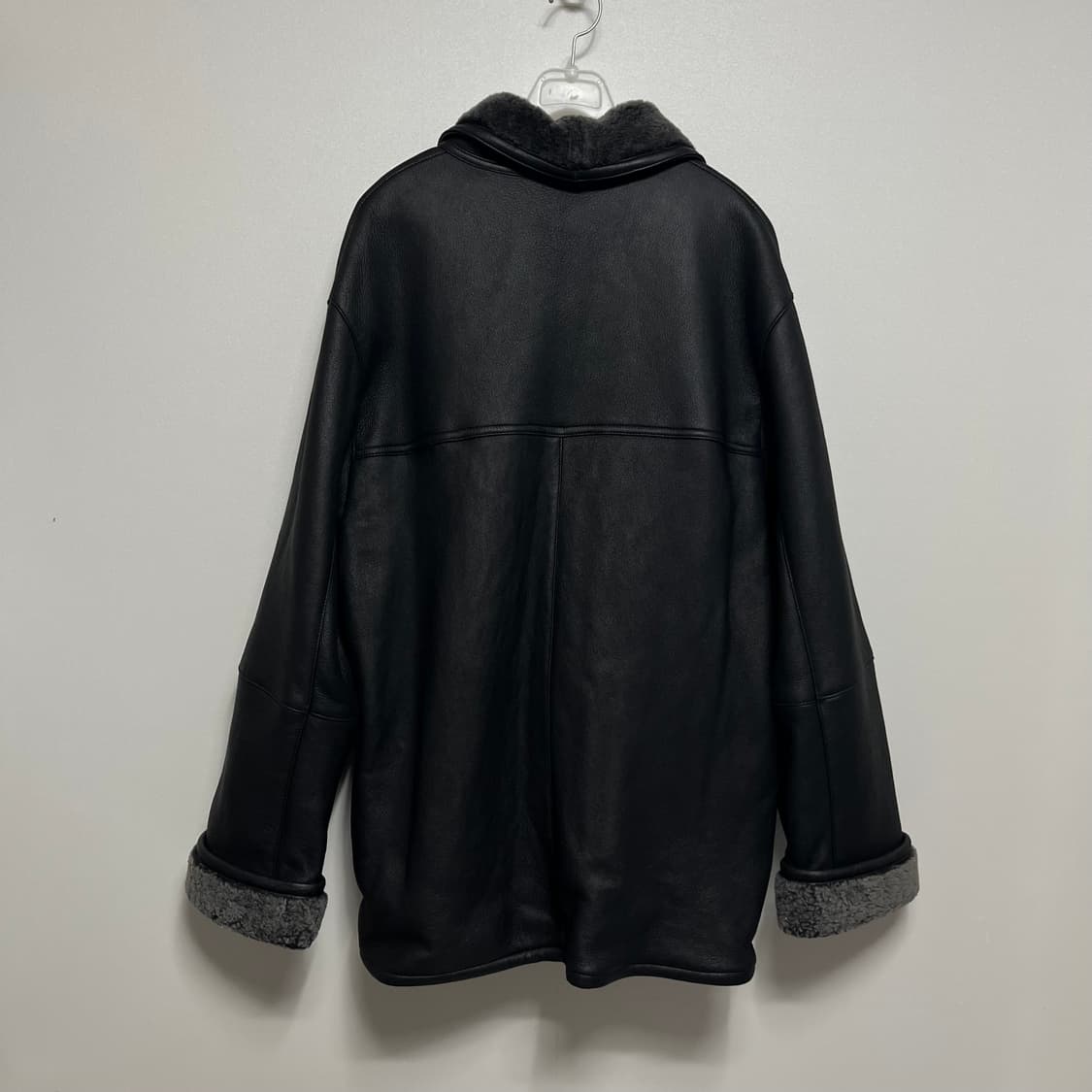 남성 무스탕 자켓 블랙 xl 상품이미지9