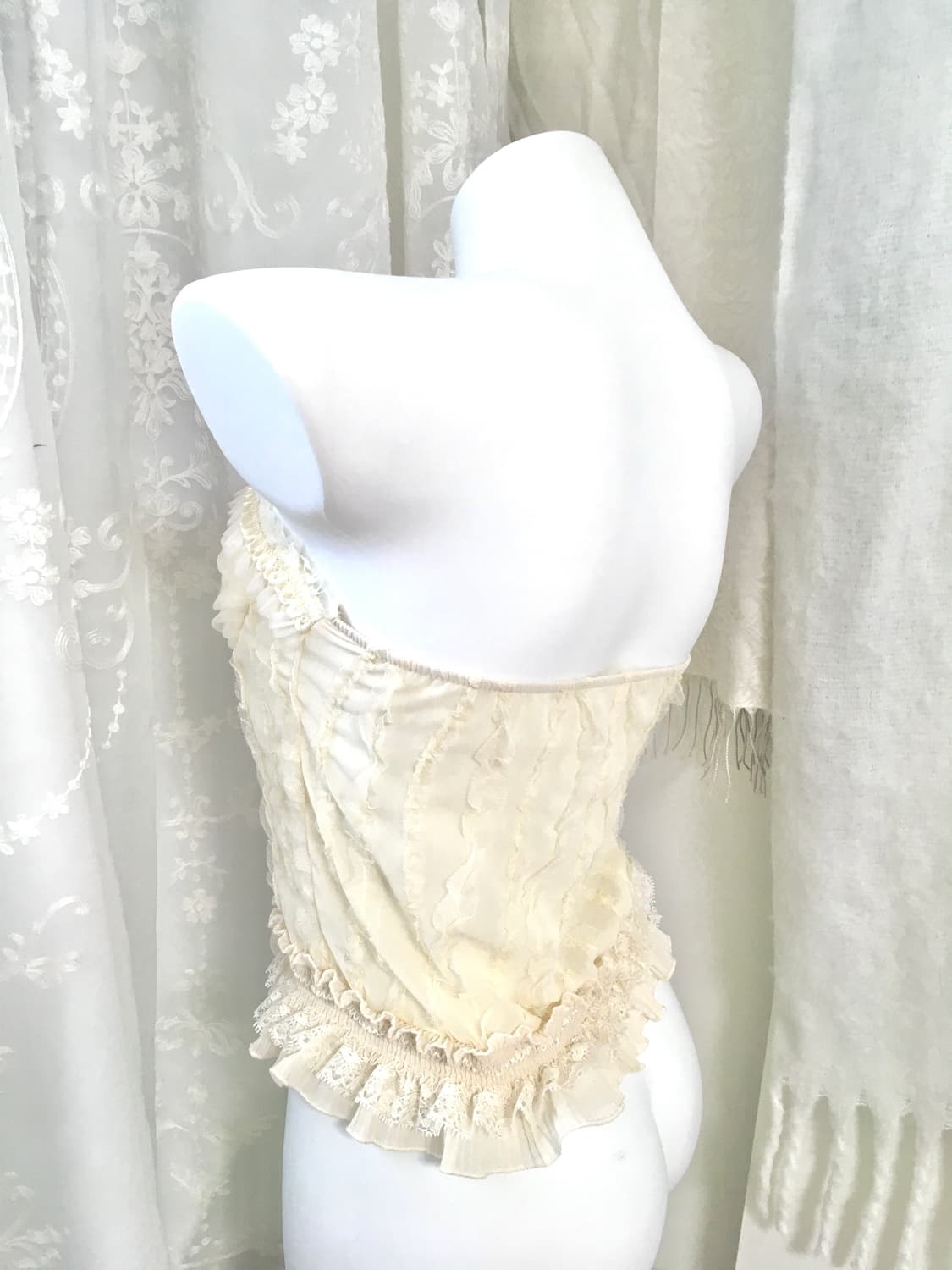 페어리 레이스 튜브탑 뷔스티에 상품이미지4