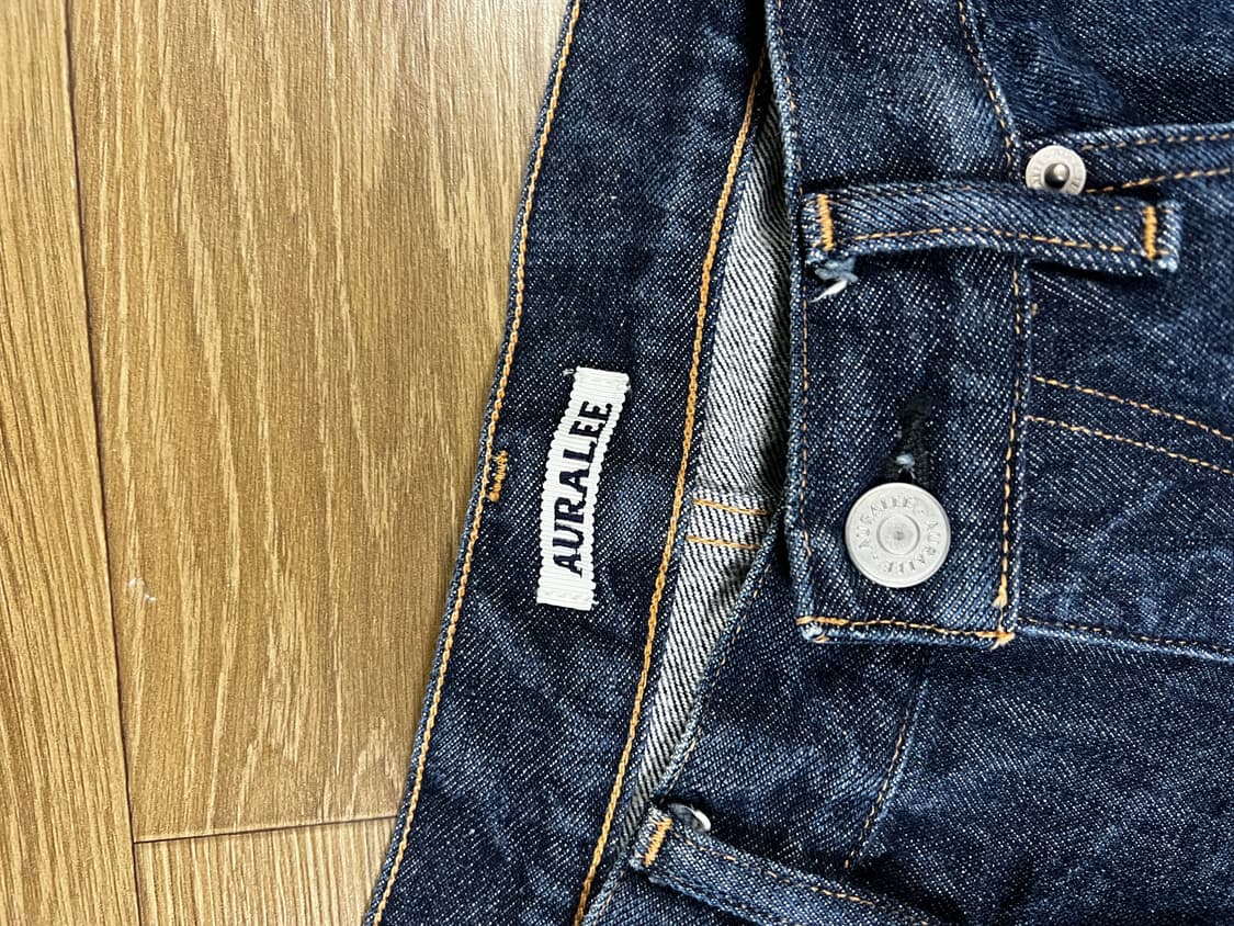 오라리 셀비지 데님 32사이즈 상품이미지2