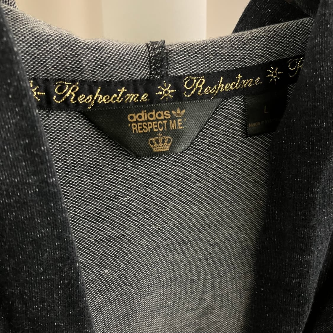 00's 아디다스 리스펙트미 체인 후드집업 L 상품이미지3