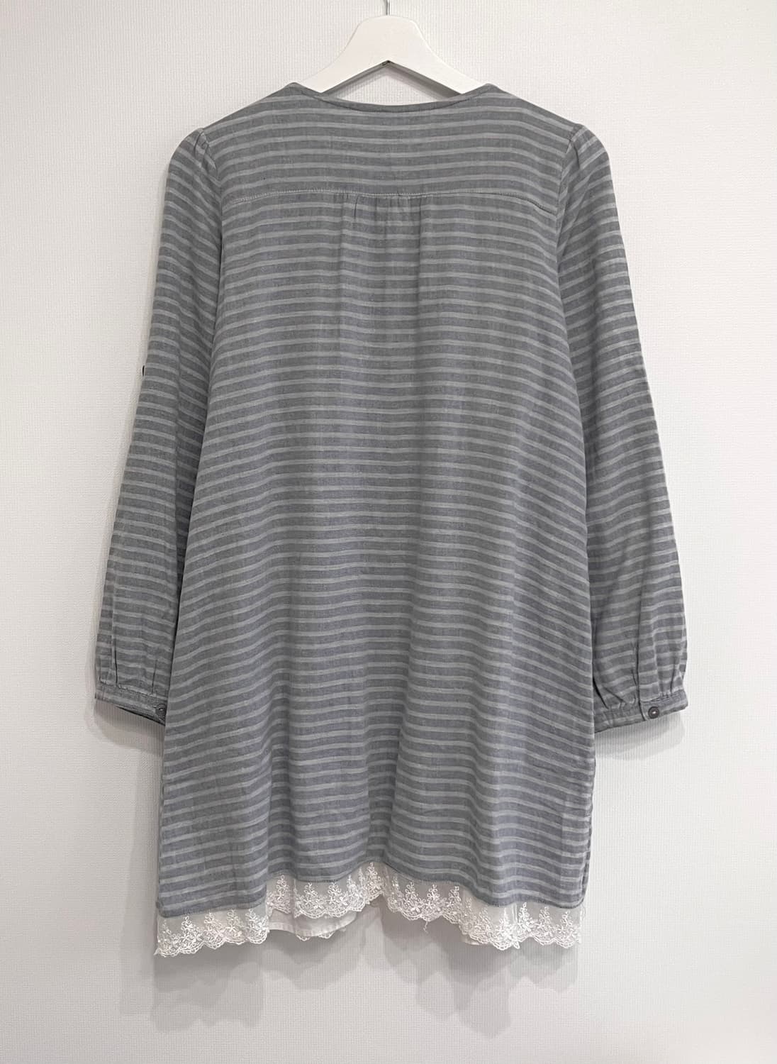 스트라이프 레이스 바선생 상품이미지5