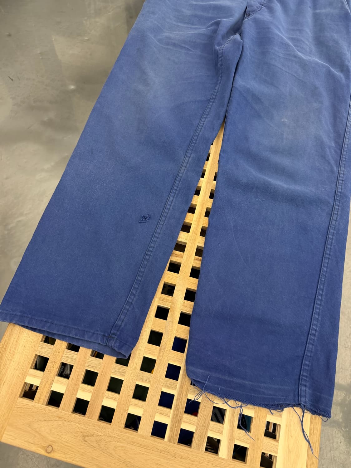 1960s OLD MODEL HARD FADED 빈티지 프렌치워크팬츠 상품이미지6