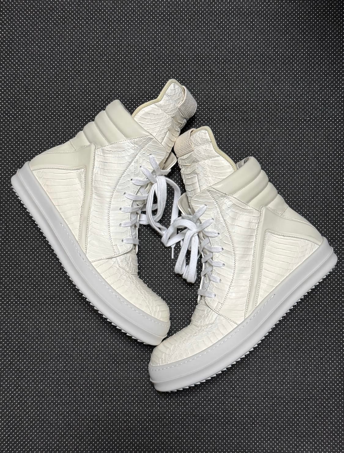 릭오웬스 지오바스켓 python snakeskin 42 상품이미지1