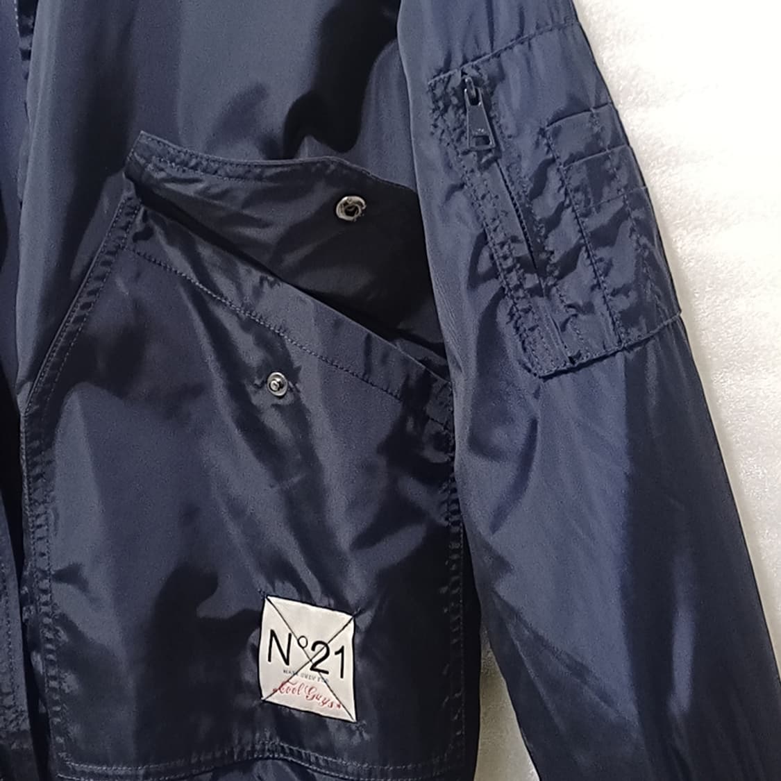 N21 키즈 봄 간절기 얇은 패딩 자켓 점퍼 남성 S 남아 155 사랑봉 상품이미지6