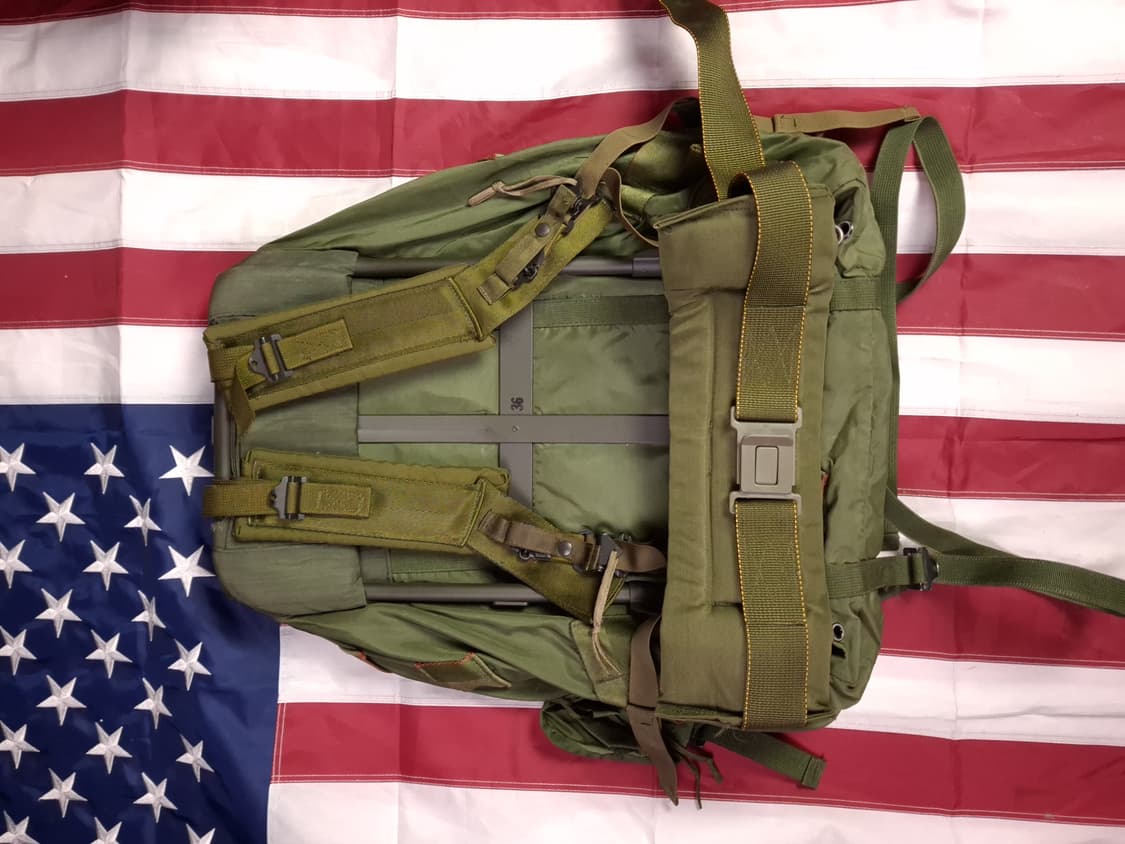 오리지날 80's 미군 지급용 엘리스 배낭 라지 풀셋트 상품이미지8