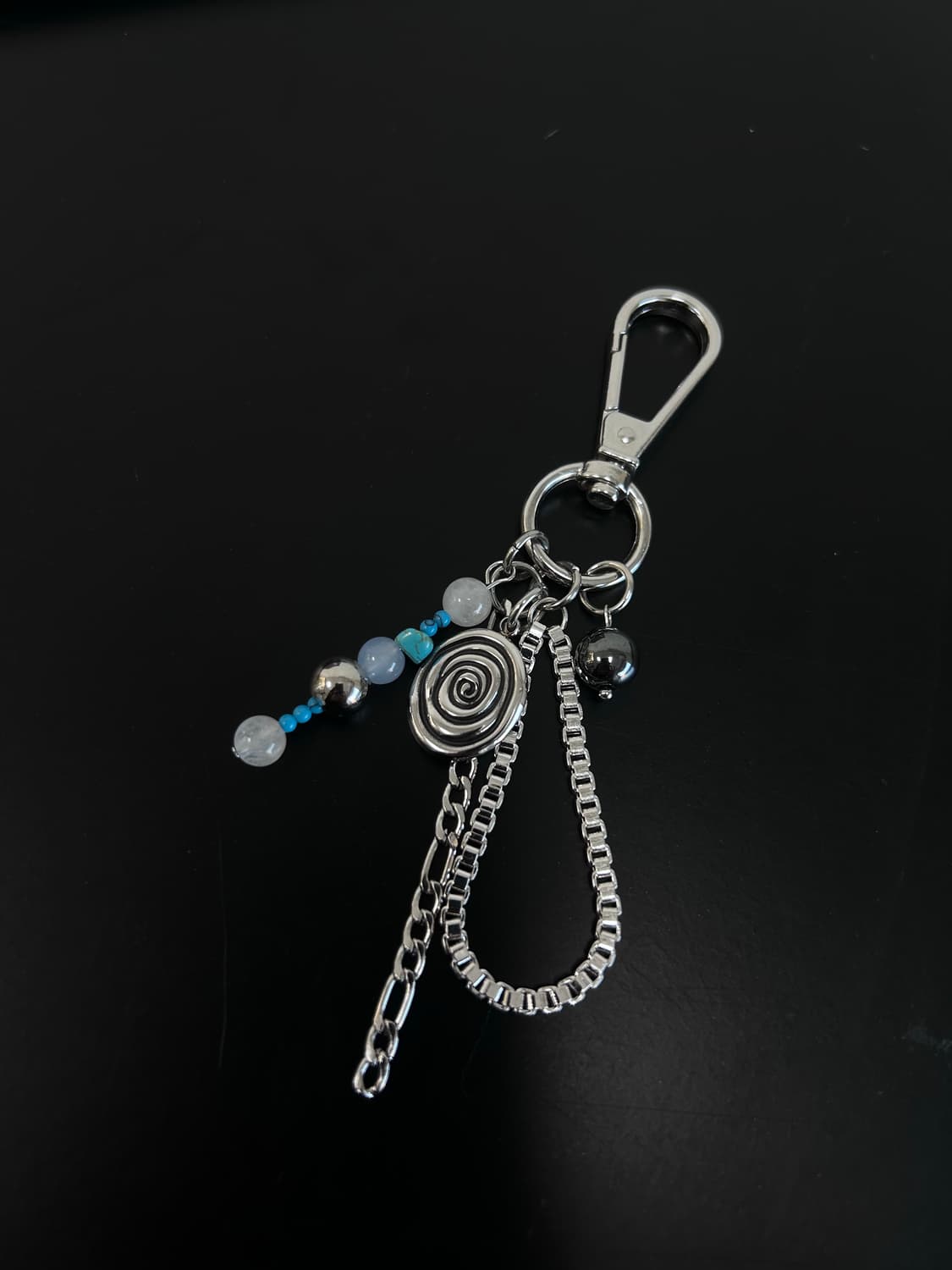Silver rose keyring 상품이미지2