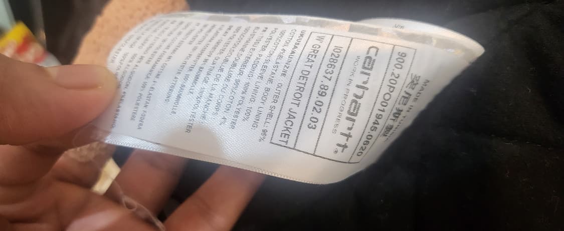 칼하트 WIP W 그레이트 디트로이트 자켓 블랙 S 상품이미지4