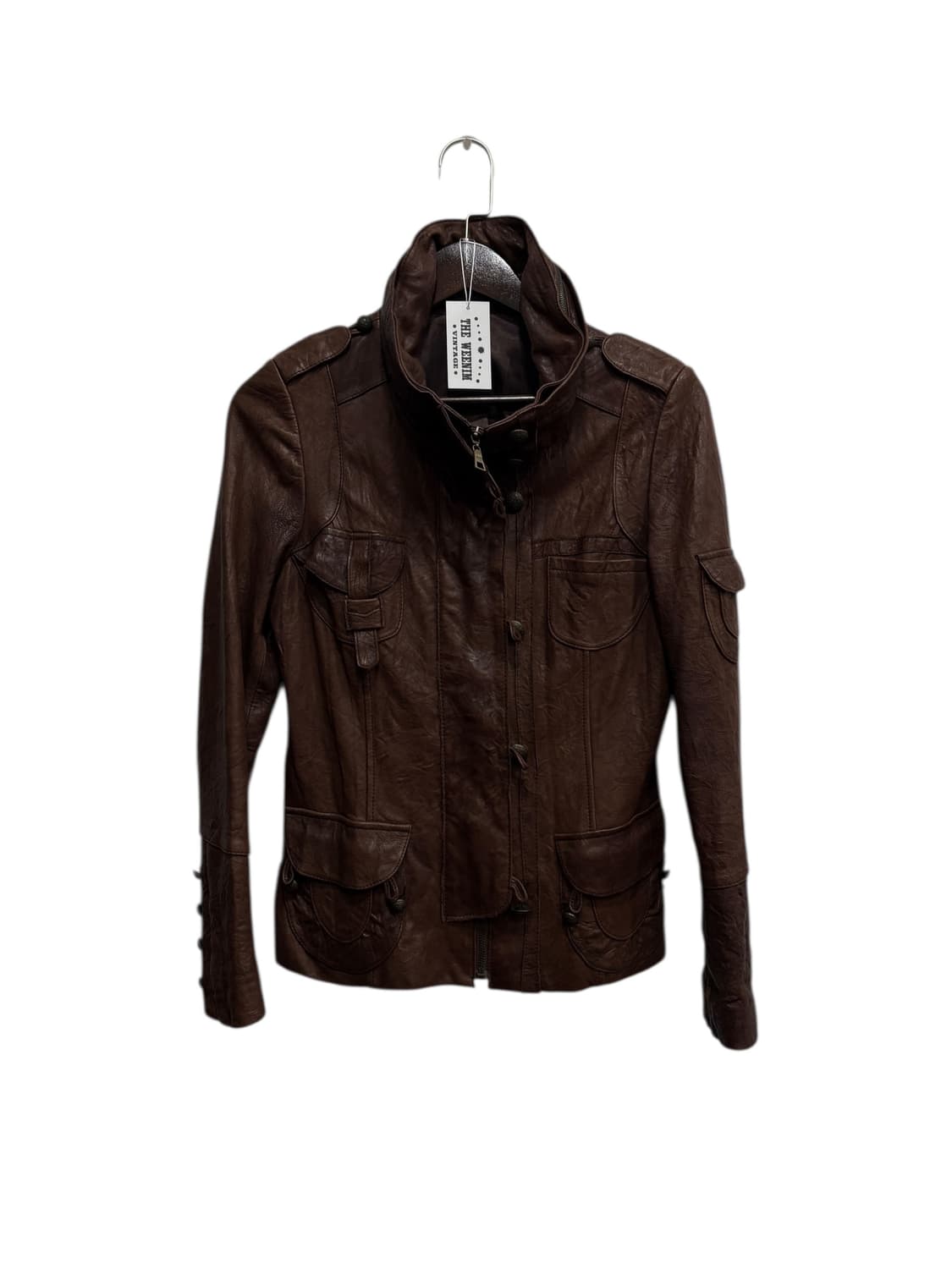 Vintage 양가죽 레더자켓 상품이미지1