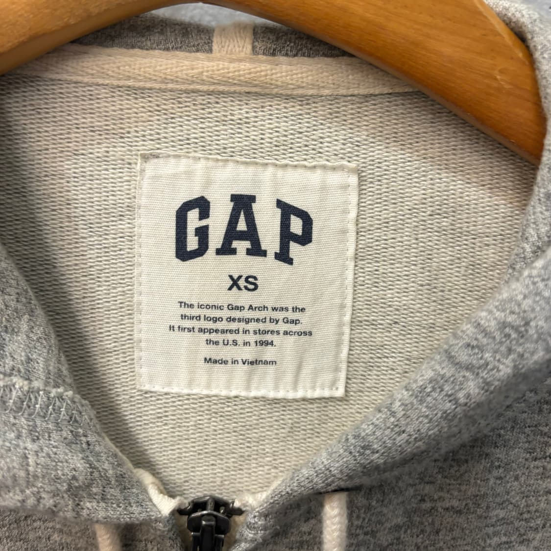 GAP 갭 y2k 빅 로고 후드집업 XS 상품이미지6