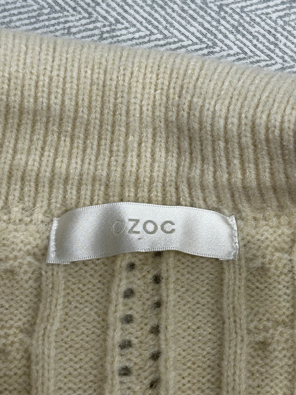 오조크 OZOC 세일러 케이프 니트 가디건 상품이미지6