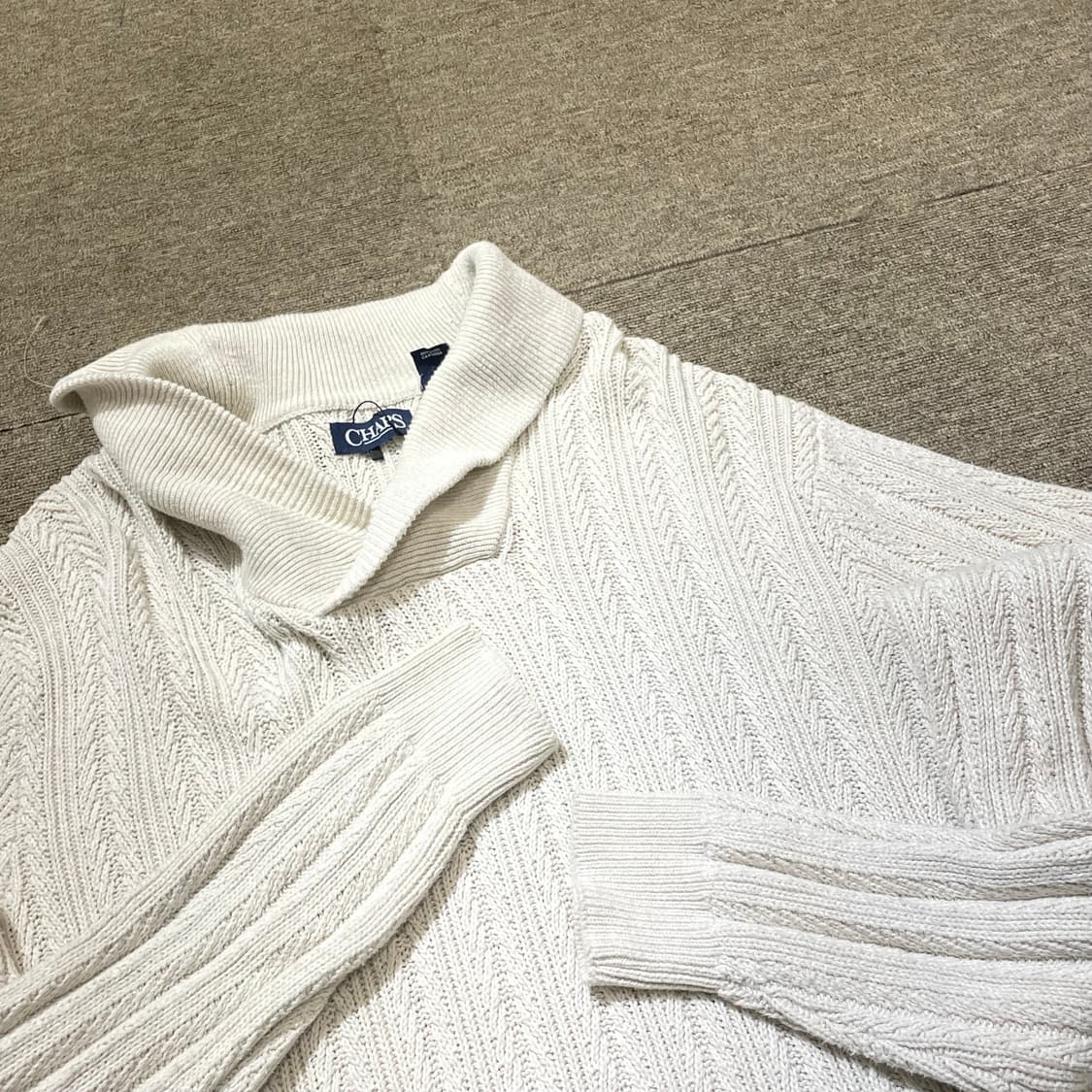(L) CHAPS 챕스 카라 니트 상품이미지6
