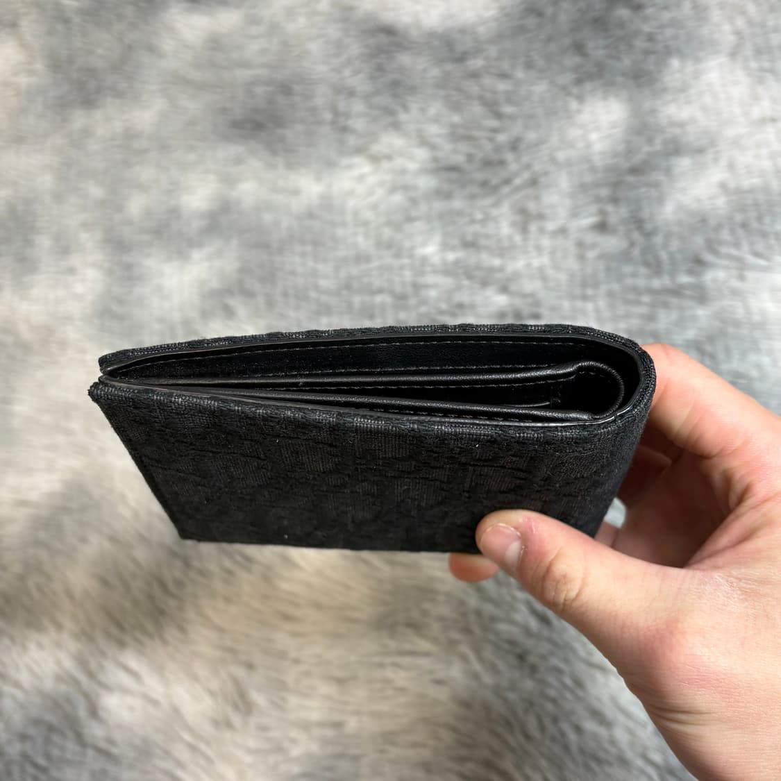 디올 오블리크 반지갑 블랙 상품이미지4