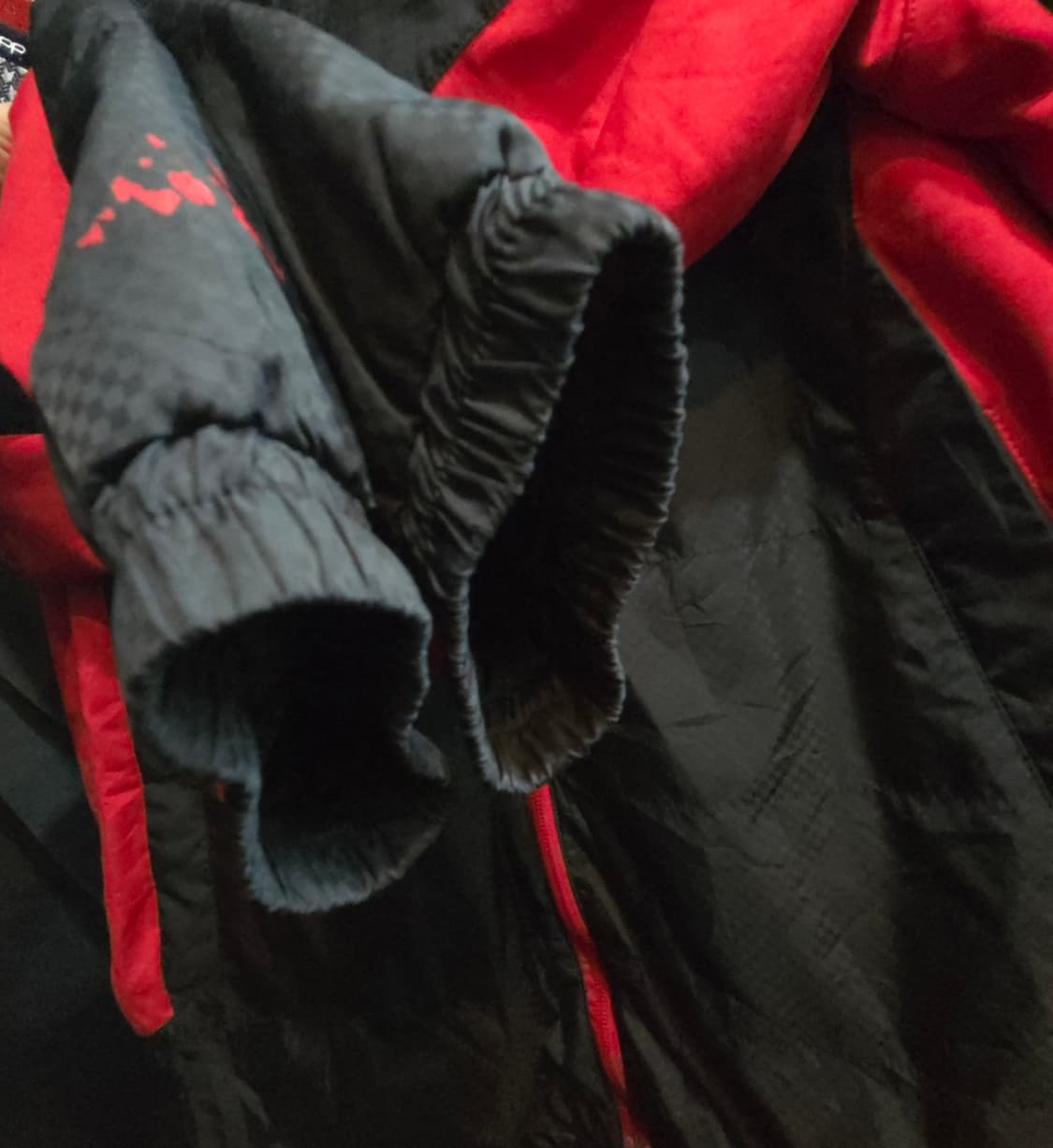 일본판 카파 골프 배색 절개 블루종 바람막이 자켓 상품이미지5