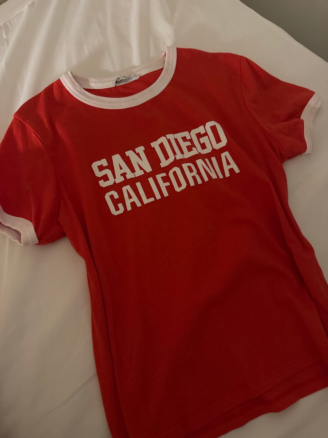 자라 빨강 반팔 상품이미지1