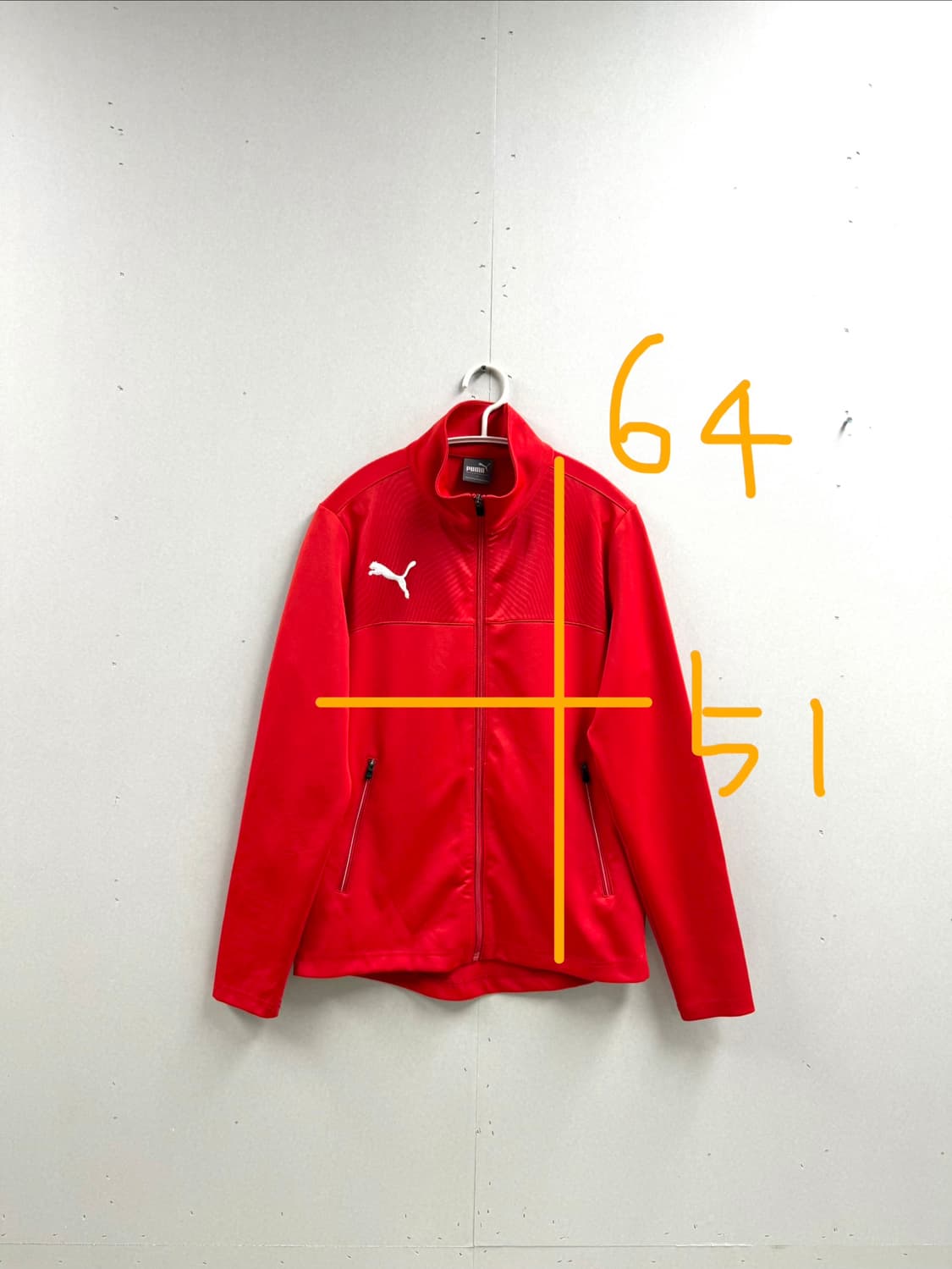 S / 푸마 트레이닝 져지  집업 레드 상품이미지2