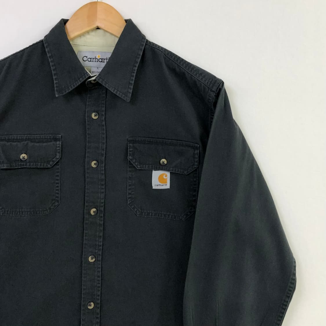 L 칼하트 블랙 워크 셔츠 상품이미지1