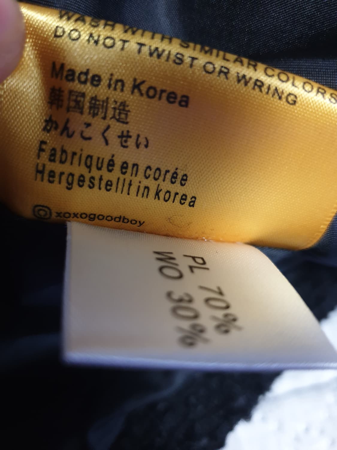 XOXO GOODBOY 윈드블록 히든버튼 트위드 자켓 (OS) 상품이미지7