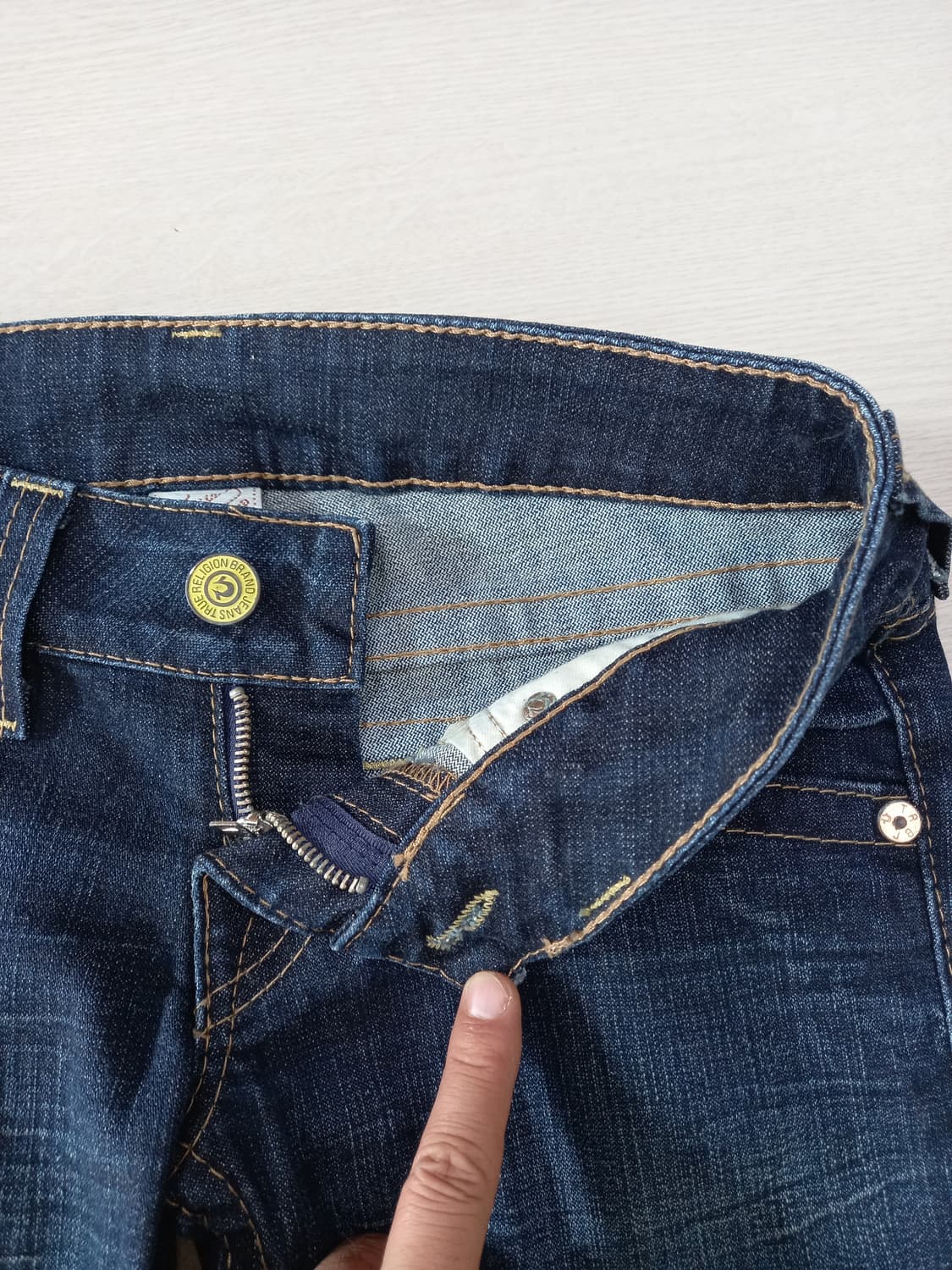 25 트루릴리젼 USA 골반 스판 일자진 진청 25-284 상품이미지7