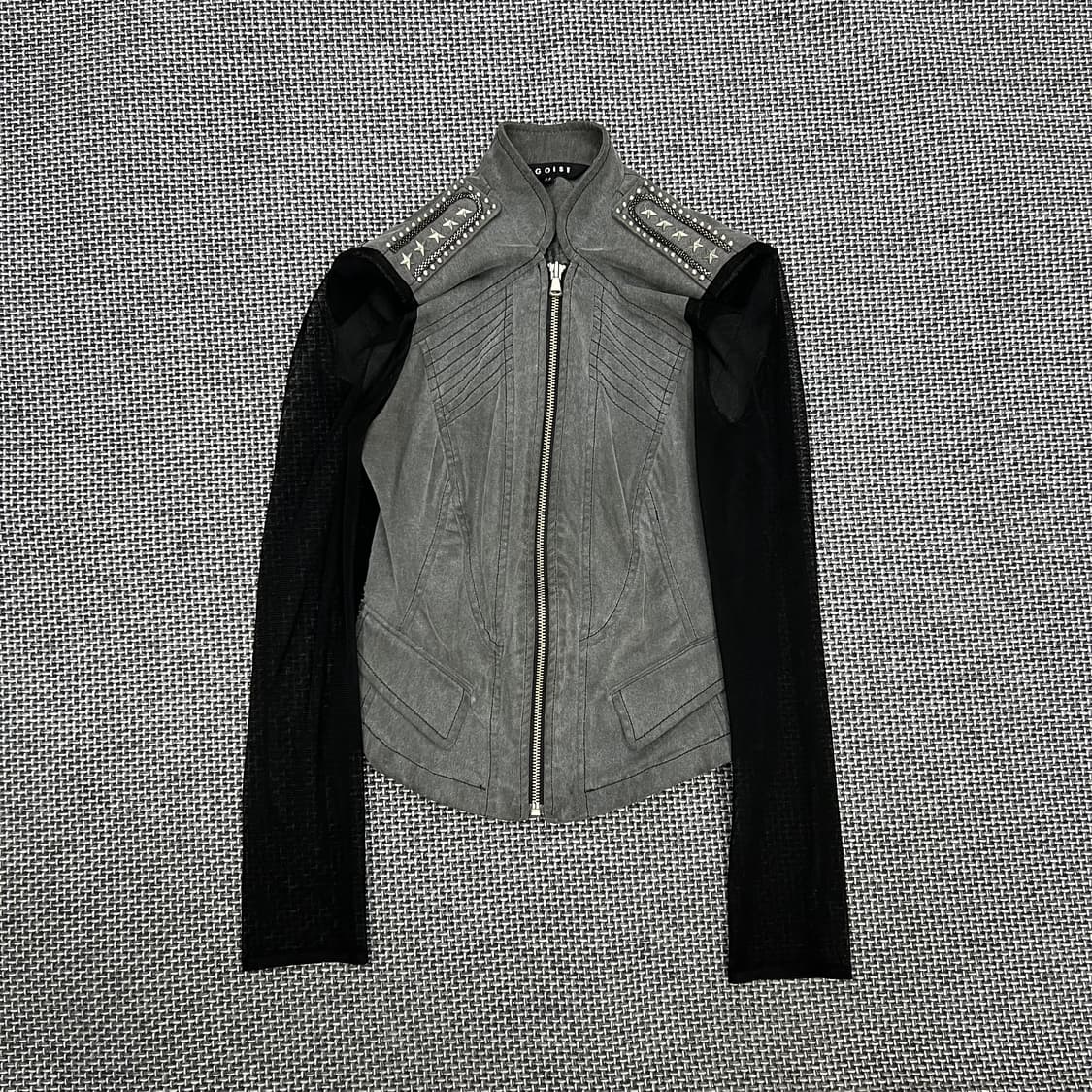 에고이스트 펑크 갸루 메쉬 데님자켓 상품이미지1