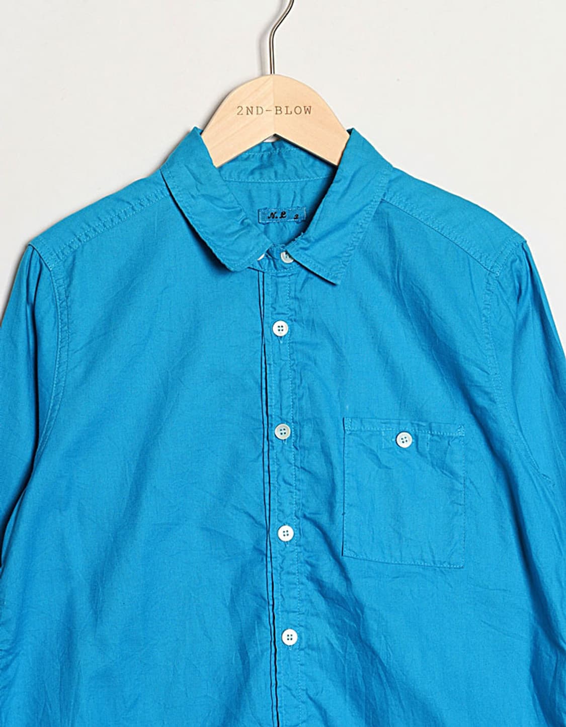 Natural Laundry DeepBlue Shirts 상품이미지2