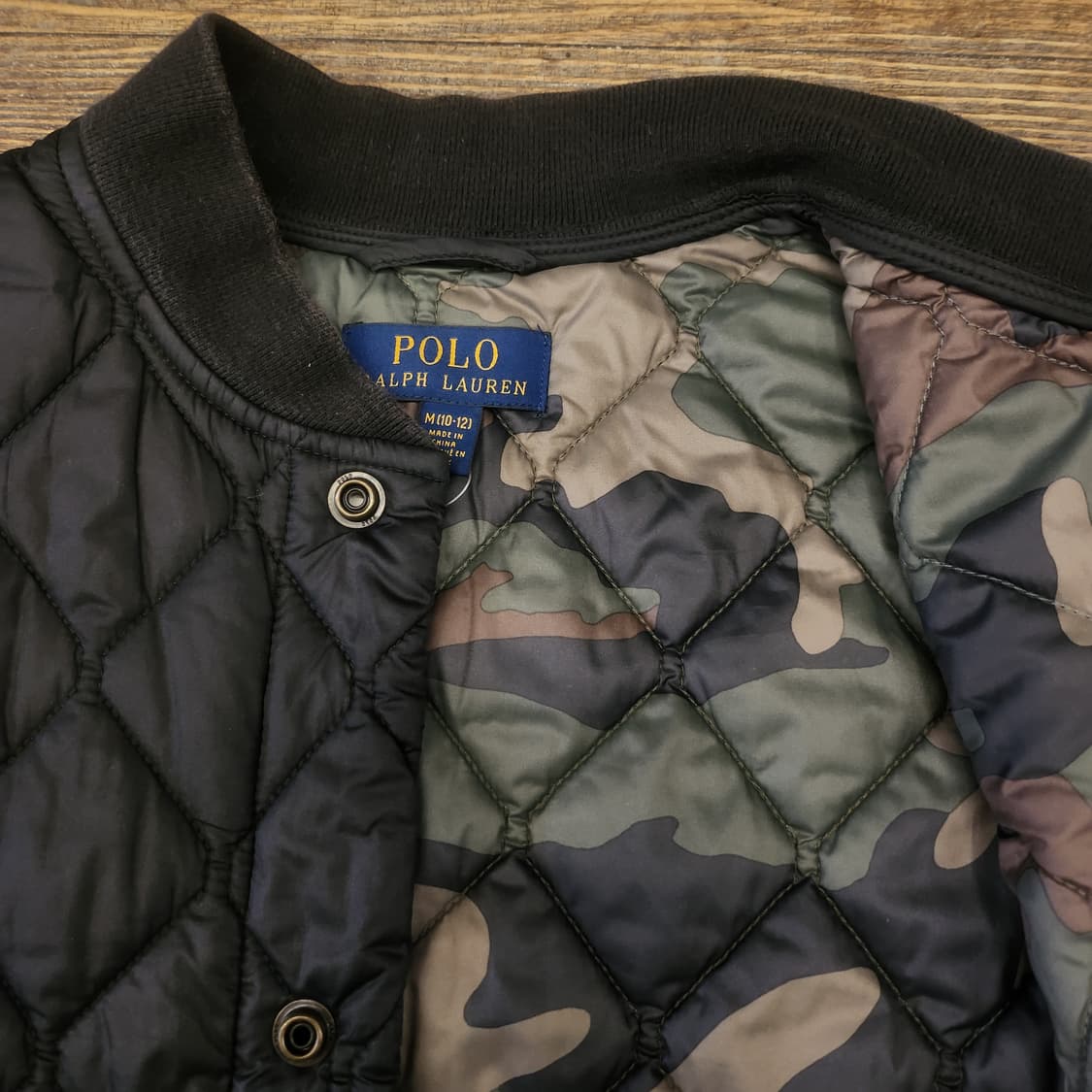 폴로 랄프로렌 카모 퀄팅 조끼 XS 상품이미지5