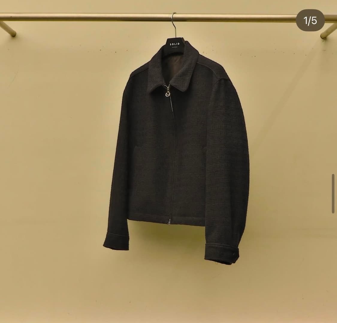 솔리드옴므 25ss 트위드자켓 48 상품이미지5