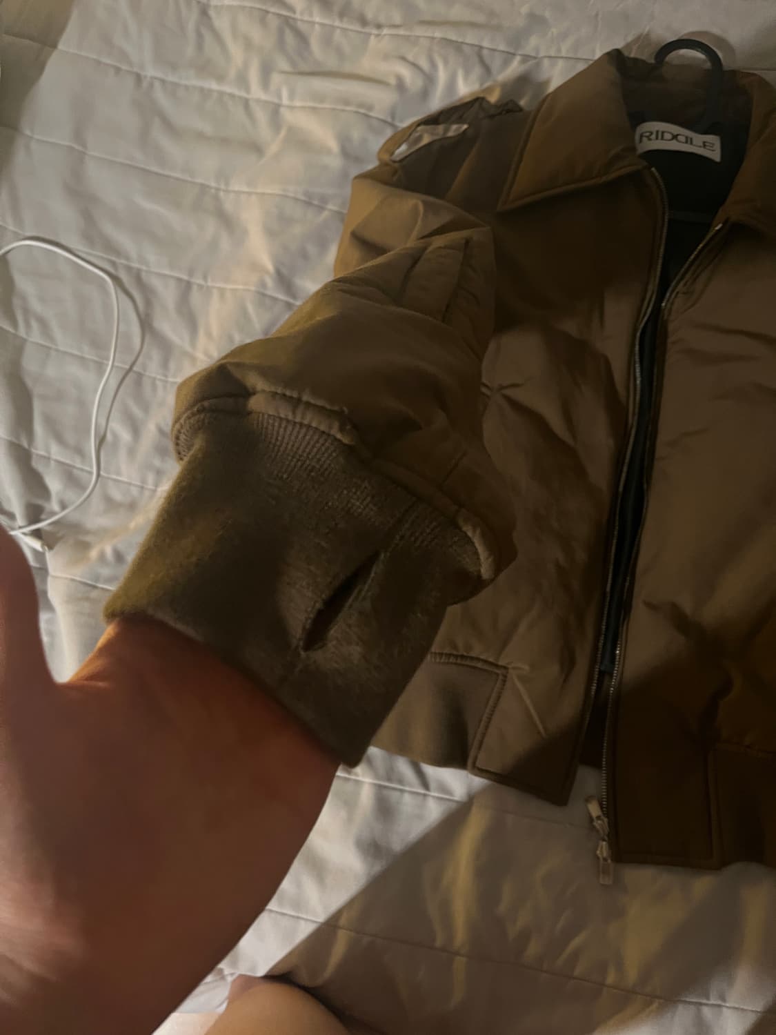 RIDDLE-RAVEN BOMBER JACKET 사이즈2 새상품 상품이미지5