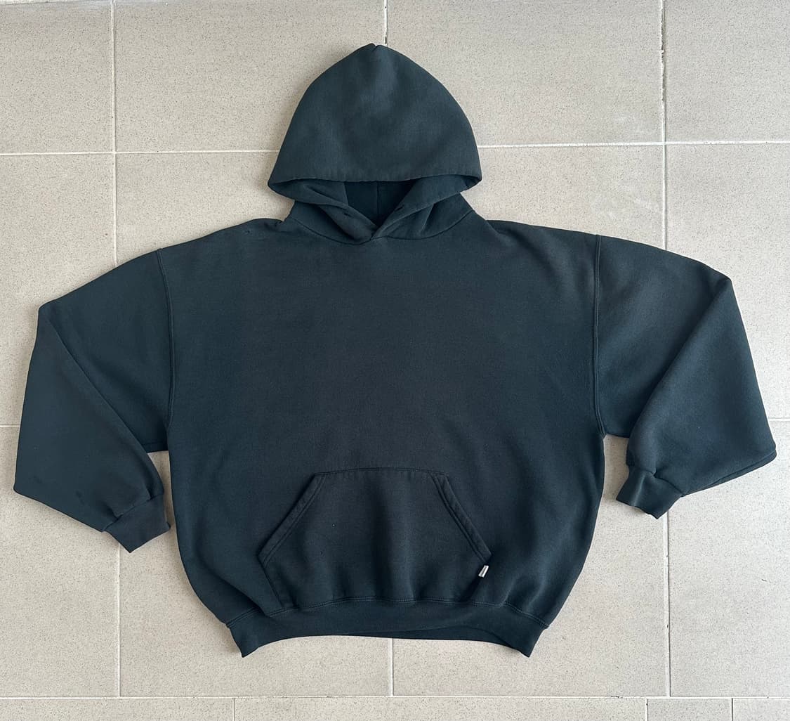 00s 빈티지 러셀 후드 블랙 XL 상품이미지1
