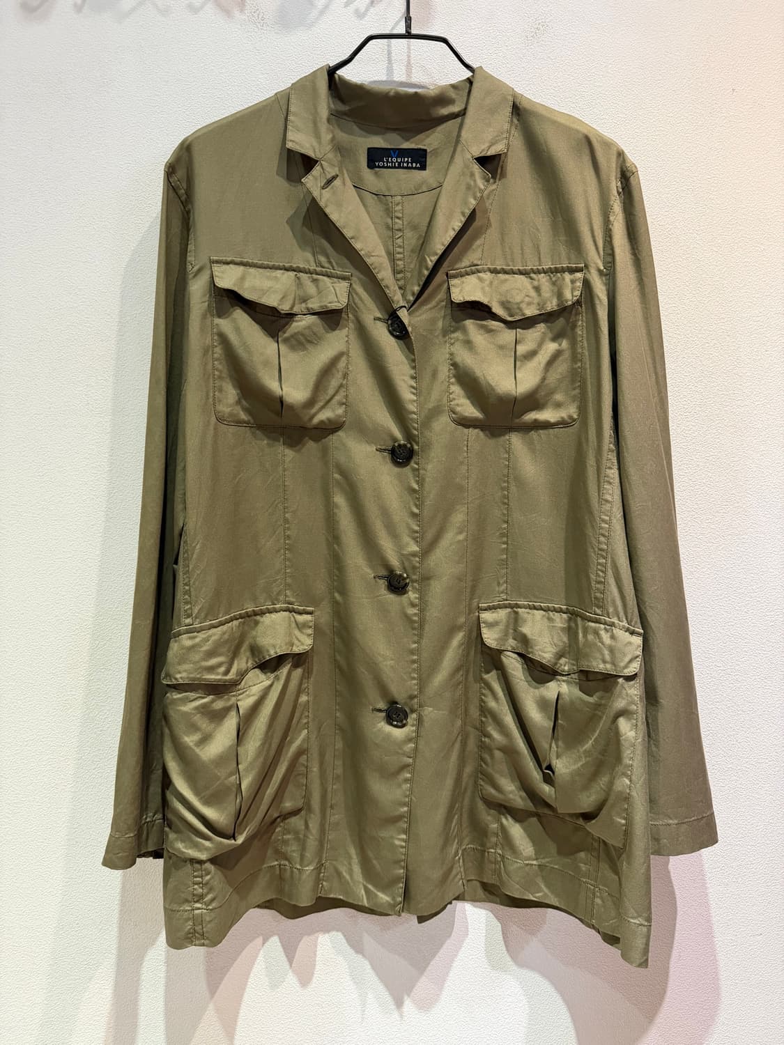 Yoshie Inaba 100% Silk Safari Jacket 상품이미지1