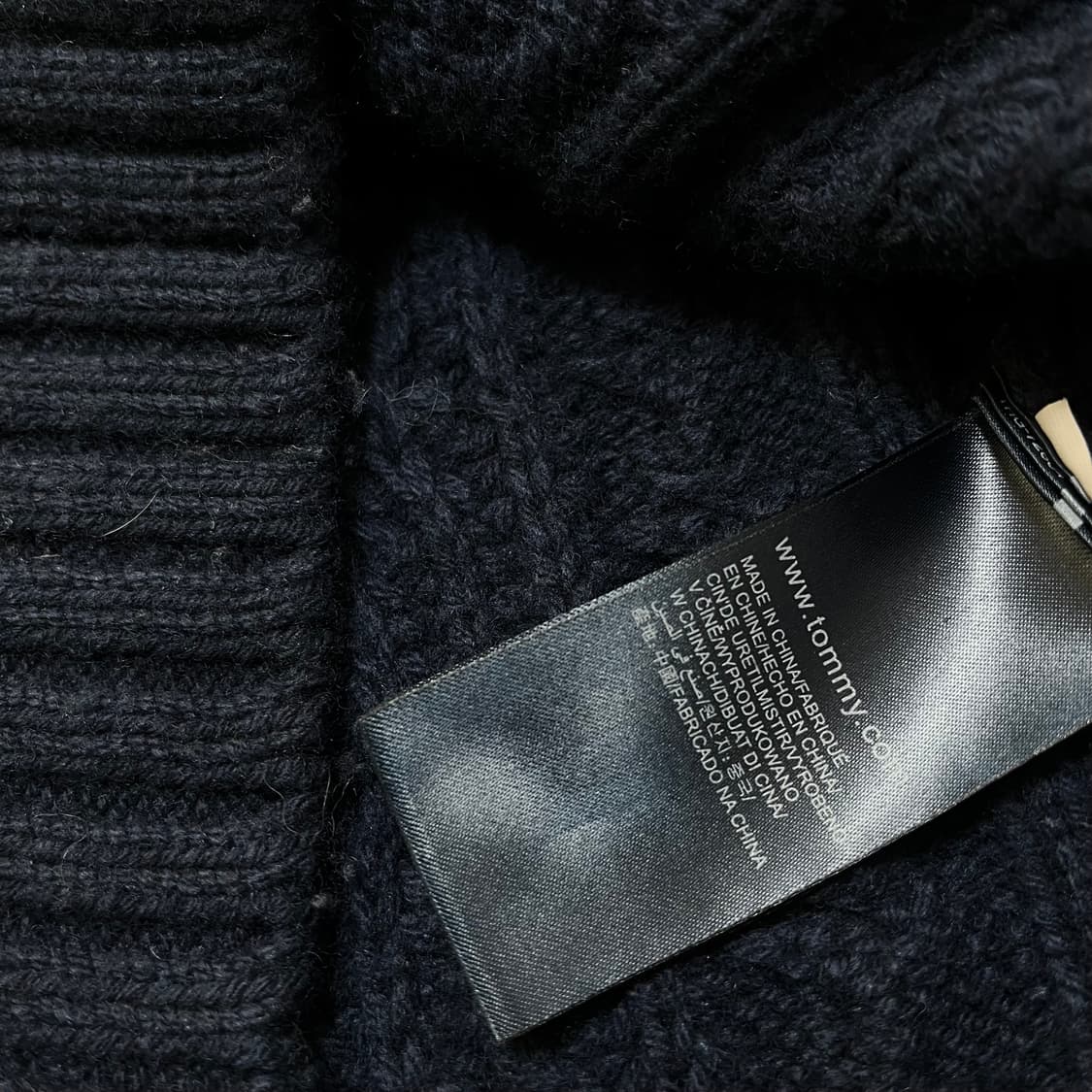 타미힐피거 여성 꽈배기 니트 집업 S/90 상품이미지8