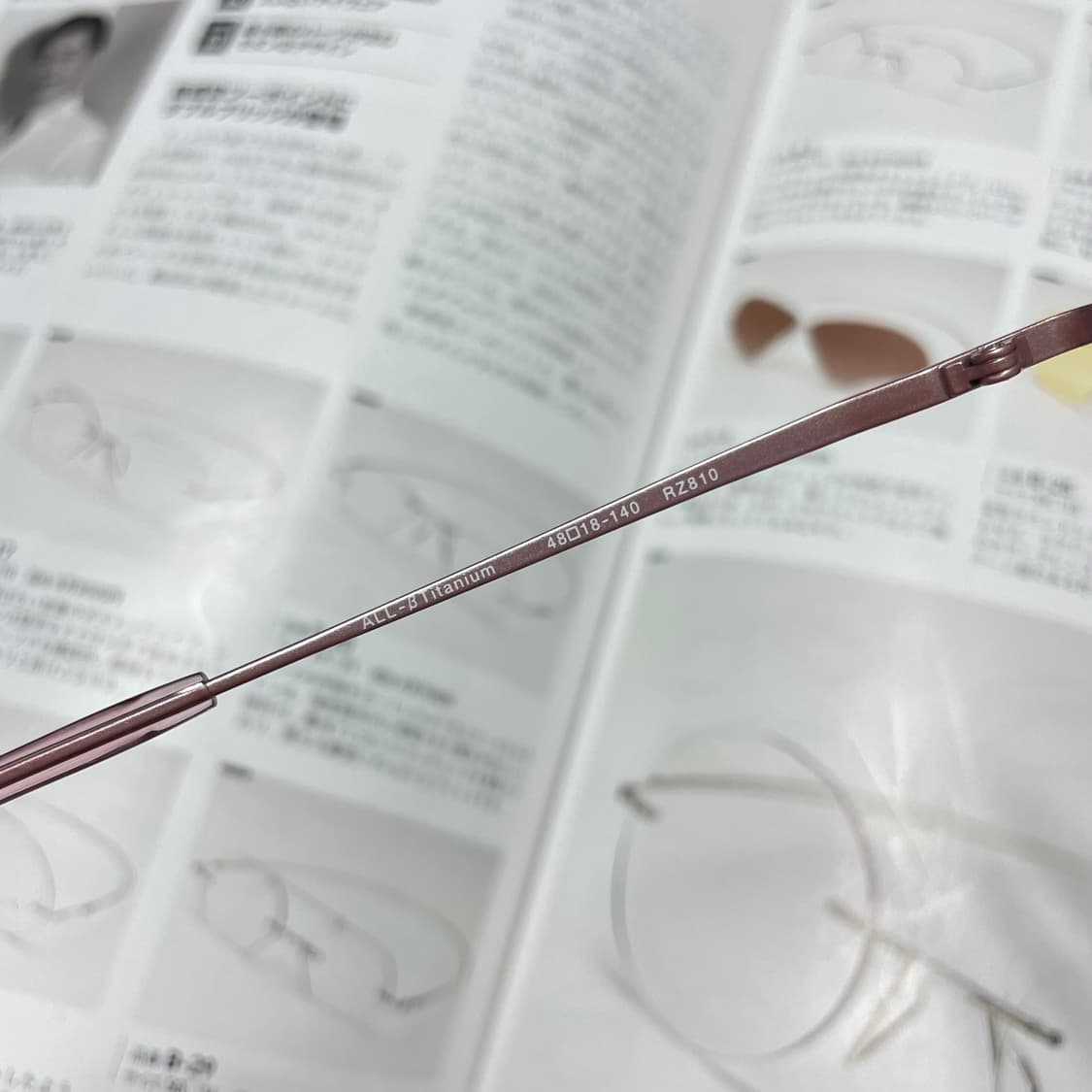 Reiz 일본 제작 반무테 티타늄 안경 상품이미지7