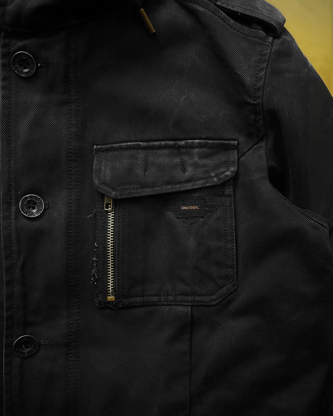 2000s Old DIESEL Military Field Jacket 상품이미지4