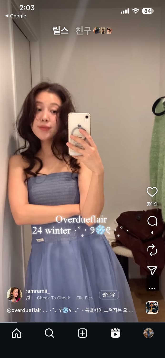 overdue flair 오버듀플레어 튜브 탑 오간자 드레스 상품이미지2