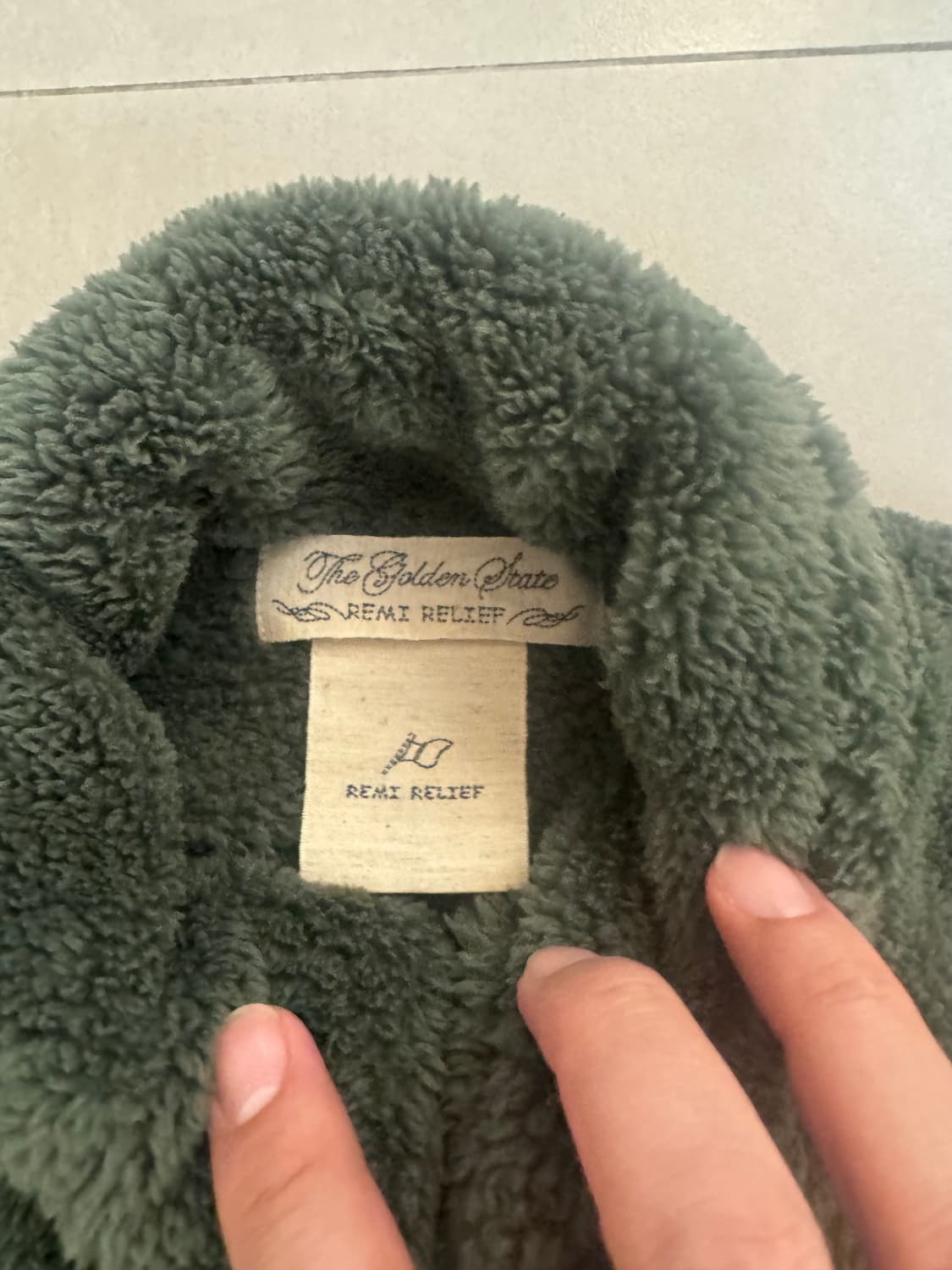 Remi Relief Shaggy Fleece Zipped Jkt 상품이미지3